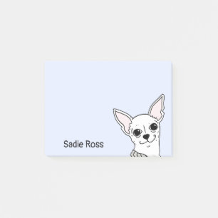 Lächelnd Chihuahua Personalisierte Post-It-Notes Post-it Klebezettel