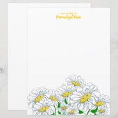 Lächelnd Daisy Dreams Undeutliches Blatt (Vorne/Hinten)