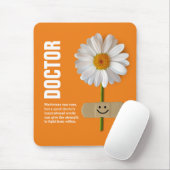 Lächelnd Daisy Geschenkmousepads für Ärzte Mousepad (Mit Mouse)