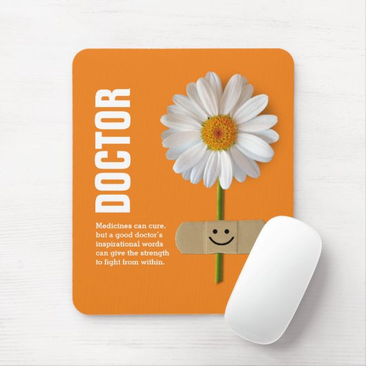 Lächelnd Daisy Geschenkmousepads für Ärzte Mousepad (Mit Mouse)