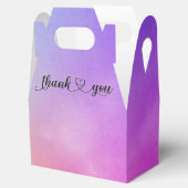 Lächelnd danke, dass du an Aquarell herumgehst Geschenkschachtel (Geöffnet)