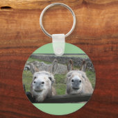 Lächelnd Donkeys! Schlüsselanhänger (Vorderseite)