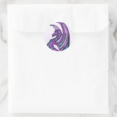Lächelnd Drachensticker/Umschlag Aufkleber (Tasche)