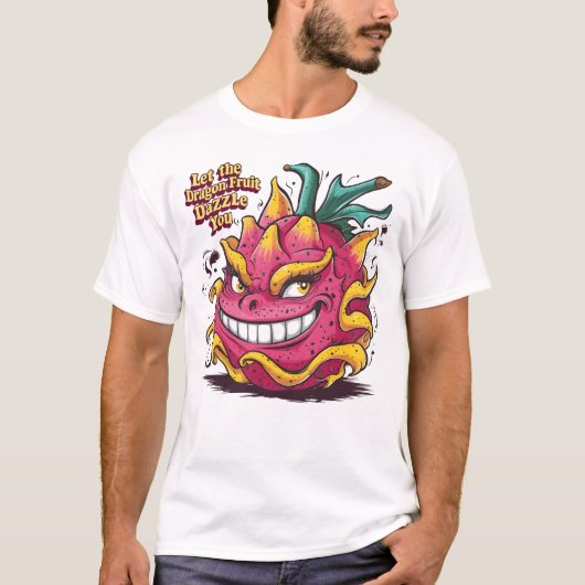 Lächelnd Dragon Fruit of Joy T-Shirt (Vorderseite)