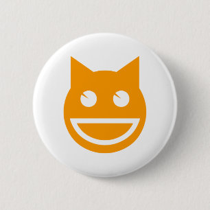 Lächelnd Emoji Cat Button