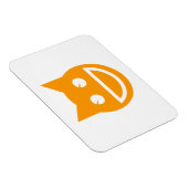 Lächelnd Emoji Cat Magnet (Rechte Seite)