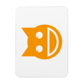 Lächelnd Emoji Cat Magnet (Vertikal)