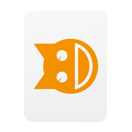 Lächelnd Emoji Cat Magnet (Vertikal)