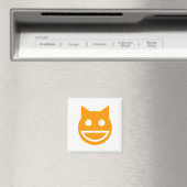 Lächelnd Emoji Cat Magnet (In Situ (Geschirrspüler))