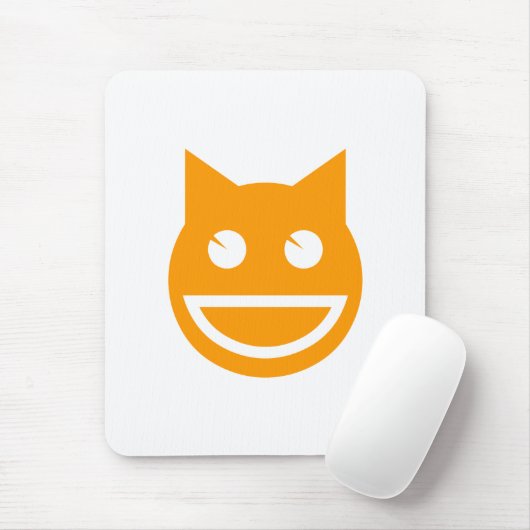 Lächelnd Emoji Cat Mousepad (Mit Mouse)