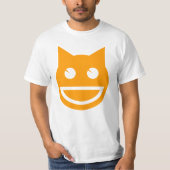 Lächelnd Emoji Cat T-Shirt (Vorderseite)