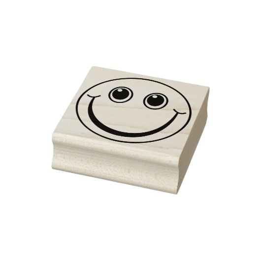 Lächelnd Emoji Face Gummistempel (Stempel)