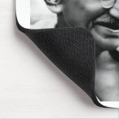 Lächelnd Gandhi Mousepad (Ecke)