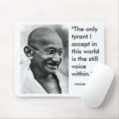 Lächelnd Gandhi Mousepad (Mit Mouse)