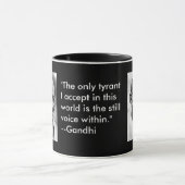Lächelnd Gandhi Tasse (Zentrum)