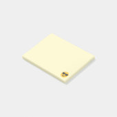 Lächelnd Gesicht mit Sonnenbrille Emoji Post-it Klebezettel (angewinkelt)