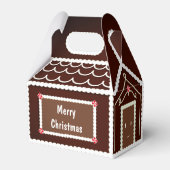 Lächelnd Gingerbread House Schokoladenpeppermint Geschenkschachtel (Rückseite)