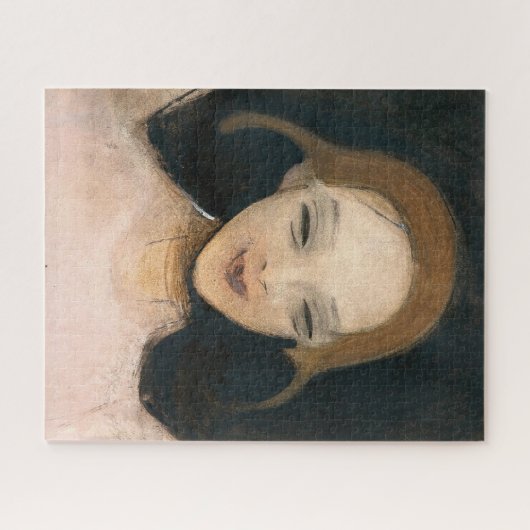 Lächelnd Girl, Helene Schjerfbeck Kunst Puzzle (Horizontal)