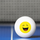 Lächelnd glückliches Gesicht Emoji Tischtennisball (Netto)