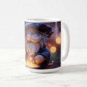 Lächelnd Gnome Stirring Magic Pot Kaffeetasse (VorderseiteRechts)