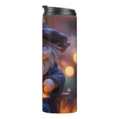 Lächelnd Gnome Stirring Magic Pot Thermosbecher (Nach rechts gedreht)