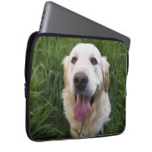 Lächelnd Golden Retriever Laptopschutzhülle (Vorne Rechts)