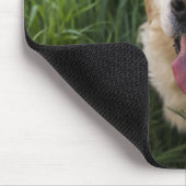 Lächelnd Golden Retriever Mousepad (Ecke)