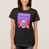 Lächelnd gruselig beängstigender Clownalbtraum T-Shirt (Vorderseite)