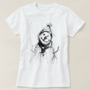 Lächelnd Happy Snowman T-Shirt