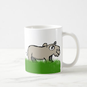 Lächelnd Hippo Kaffeetasse