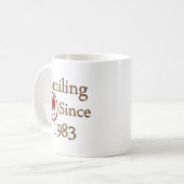 Lächelnd Kaffeetasse (Vorderseite Links)