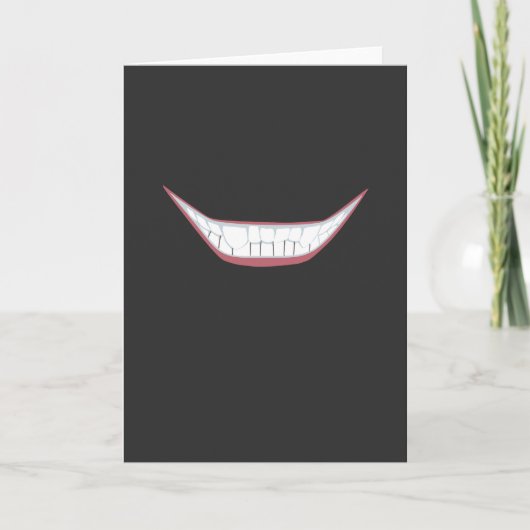 Lächelnd Karte (Vorderseite)