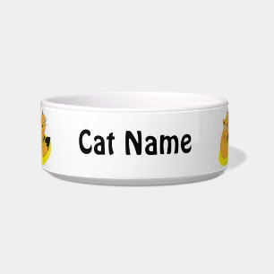 Lächelnd Katzen Napf