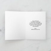 Lächelnd Kuh Niedlich Adorable First Birthday Card Karte (Innenseite)