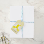 Lächelnd Lemonade Glass | Gift Tags Geschenkanhänger (Mit Garn)