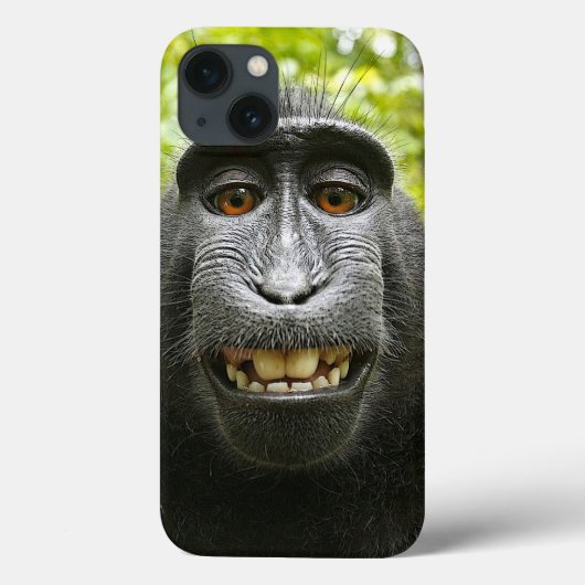 Lächelnd Macaque Case-Mate iPhone Hülle (Rückseite)
