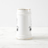 Lächelnd New Papaw Tshirts und Geschenke Bierglas (Mittel)