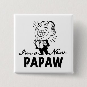 Lächelnd New Papaw Tshirts und Geschenke Button