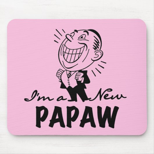 Lächelnd New Papaw Tshirts und Geschenke Mousepad (Vorne)