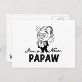 Lächelnd New Papaw Tshirts und Geschenke Postkarte (Vorne/Hinten)