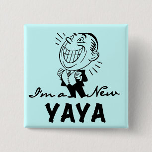 Lächelnd New Yaya Tshirts und Geschenke Button