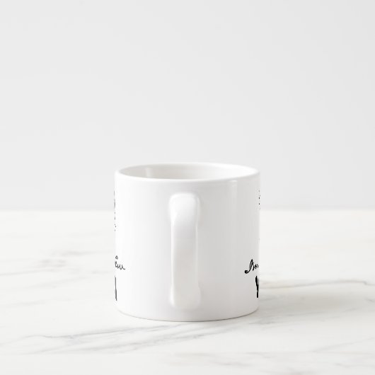 Lächelnd New Yaya Tshirts und Geschenke Espressotasse (Rückseite)