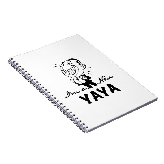 Lächelnd New Yaya Tshirts und Geschenke Notizblock (Rechte Seite)