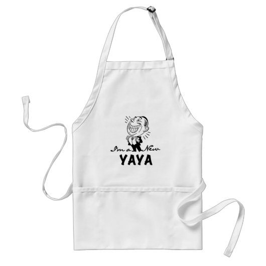 Lächelnd New Yaya Tshirts und Geschenke Schürze (Vorne)