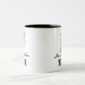 Lächelnd New Yaya Tshirts und Geschenke Zweifarbige Tasse (Mittel)