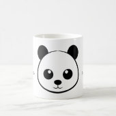 Lächelnd Panda Monogram Kaffee Tasse - Personalisi (Mittel)