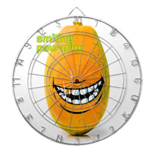 Lächelnd Pawpaw traf 'n Goue Tand Dartscheibe