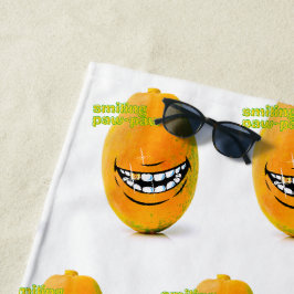 Lächelnd Pawpaw traf 'n Goue Tand Strandtuch