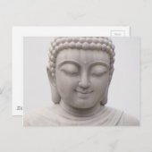 Lächelnd Serene Buddha Inspiration Liebe Frieden Postkarte (Vorne/Hinten)