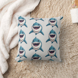 Lächelnd Shark Novelty Kissen